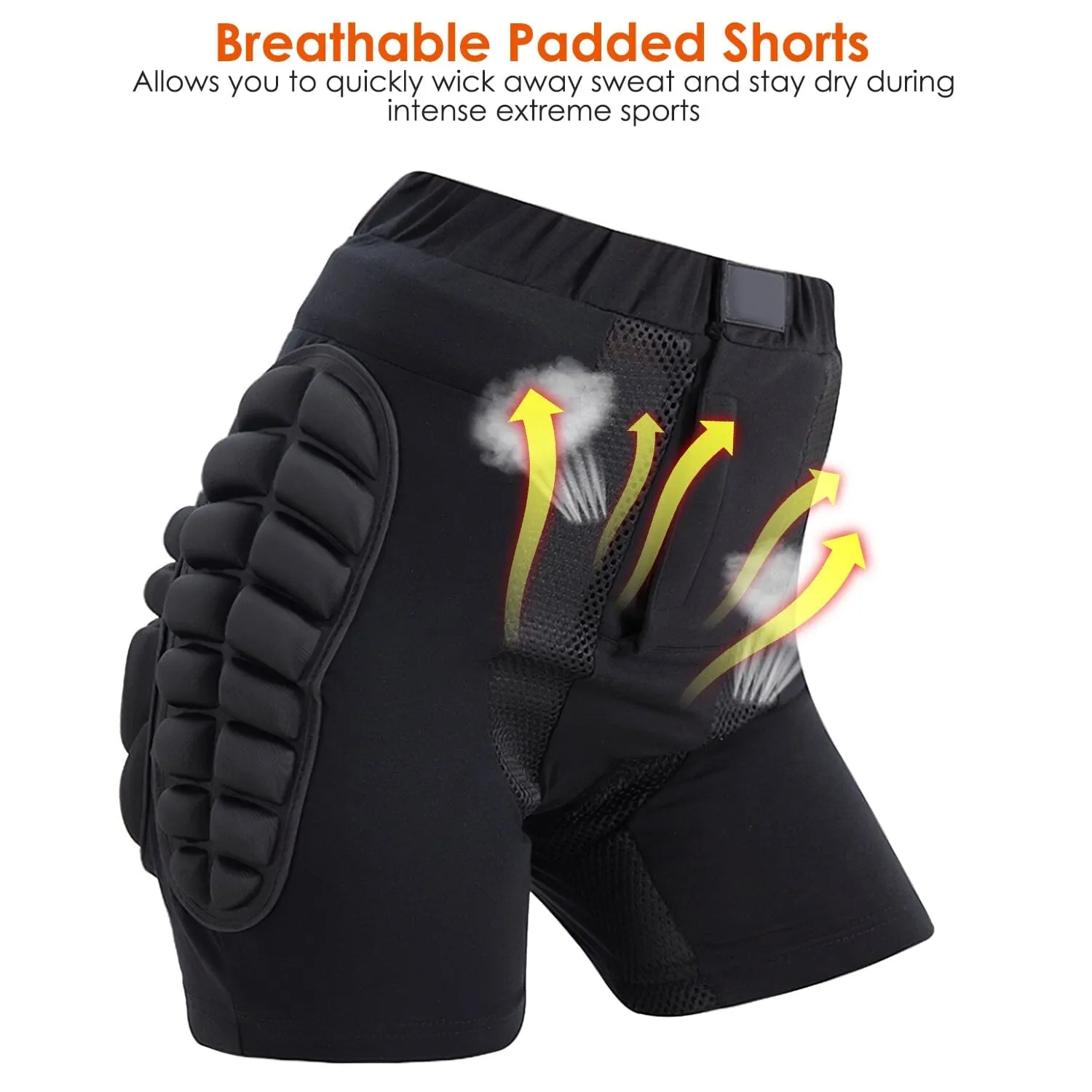 Protective Shorts for Skiing Snowboarding Skating Skateboarding