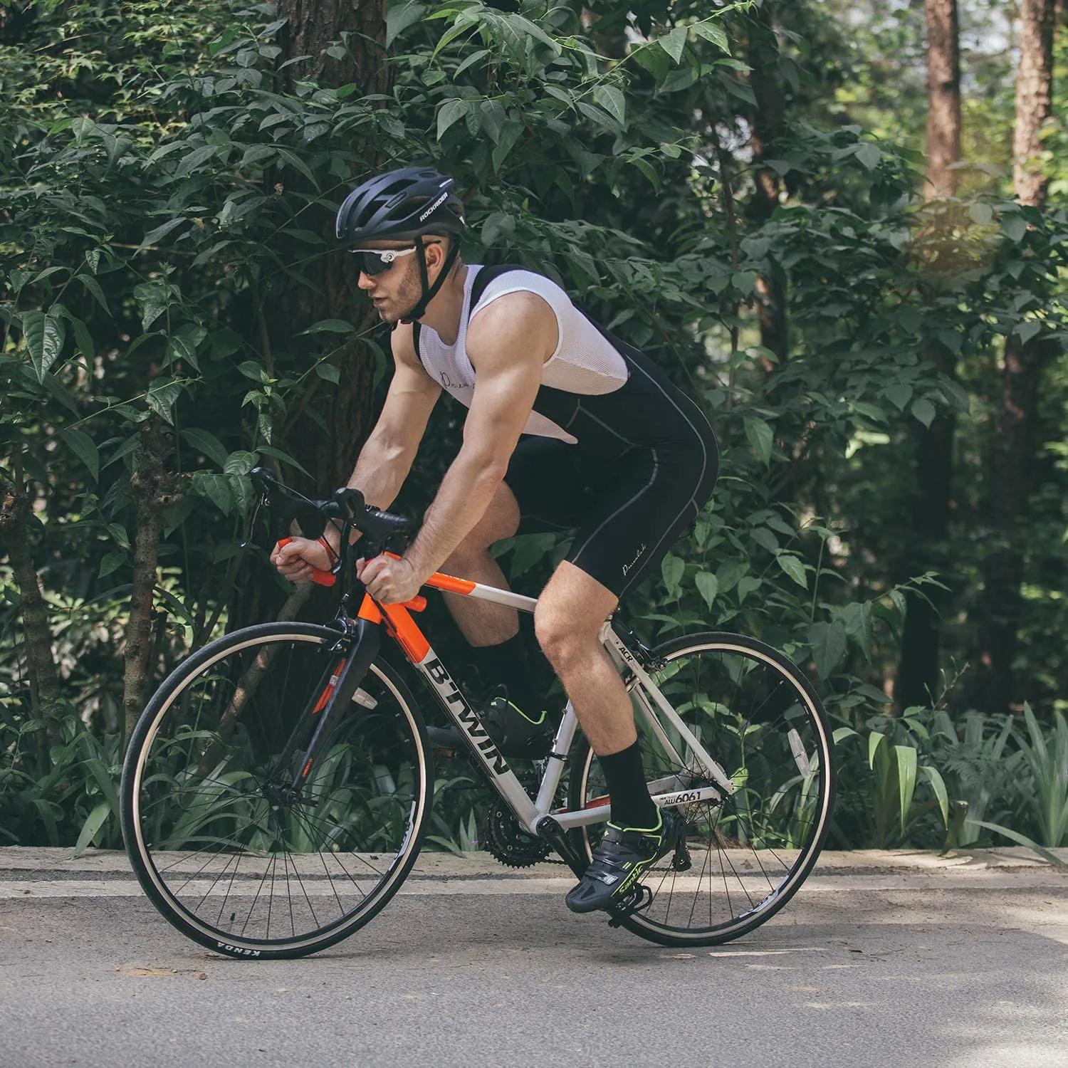 Przewalski Men’s 3D Padded Cycling Bike Bib Shorts