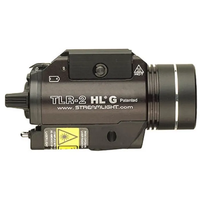 Streamlight TLR-2 HL G 69265 High Lumen Tactical Light With Green Aiming Laser, Black, 1 Each